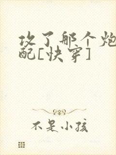 攻了那个炮灰男配[快穿]