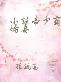 小说帝少霸宠小娇妻