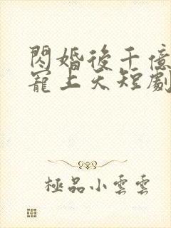 闪婚后千亿总裁宠上天短剧 闪婚后千亿总裁宠上天短剧