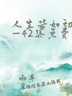 人生若如初见1—42集免费