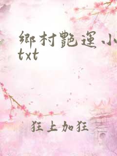乡村艳运小神医txt