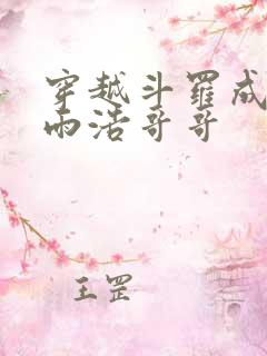 穿越斗罗成为霍雨浩哥哥