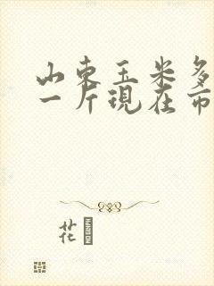 山东玉米多少钱一斤现在市场价