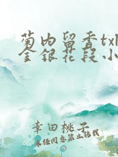 菊内留香txl金银花段小庄
