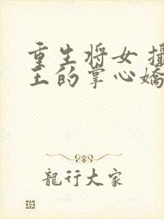 重生将女 摄政王的掌心娇