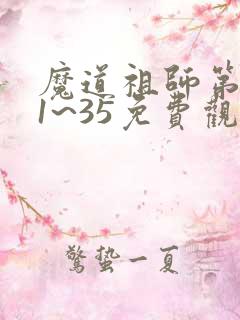 魔道祖师第一季1~35免费观看全集