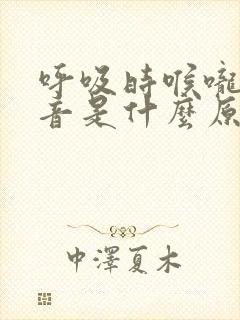 呼吸时喉咙有声音是什么原因