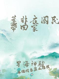 叶非夜国民老公带回家