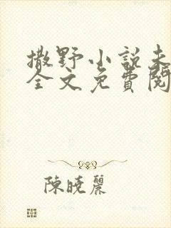 撒野小说未删版全文免费阅读