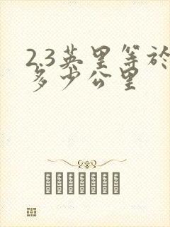 2.3英里等于多少公里