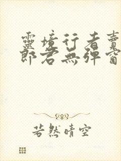 灵境行者卖报小郎君无弹窗