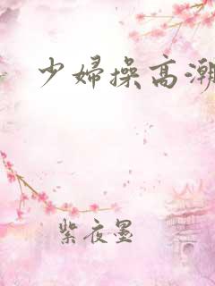 少妇操高潮