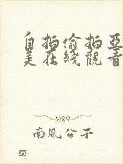 自拍偷拍亚洲欧美在线观看