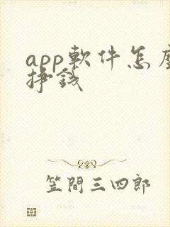 app软件怎么挣钱