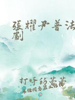 张耀尹普法栏目剧