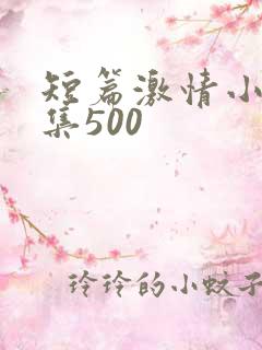 短篇激情小说合集500
