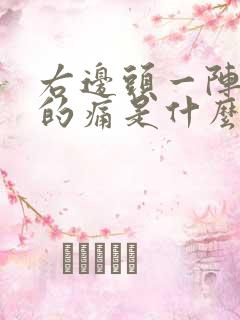 右边头一阵一阵的痛是什么原因