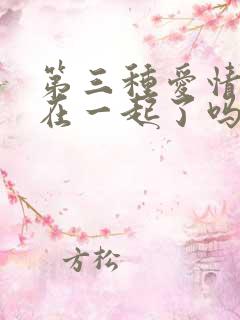 第三种爱情结局在一起了吗