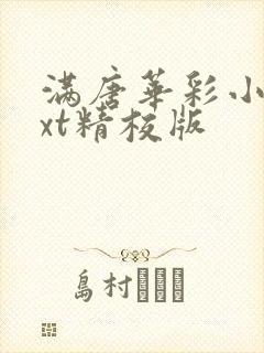 满唐华彩小说txt精校版