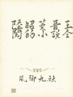 陆昭菱晋王周时阅的小说全文免费阅读无弹窗
