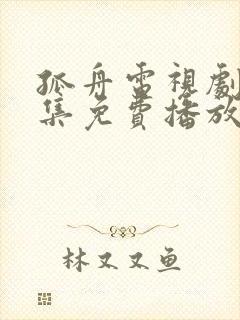 孤舟电视剧45集免费播放策驰影视