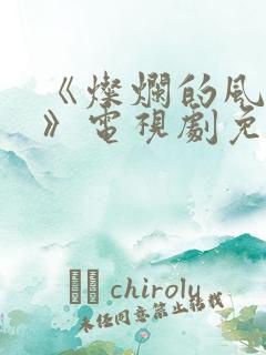 《灿烂的风和海》电视剧免费观看