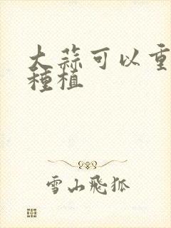 大蒜可以重茬吗种植