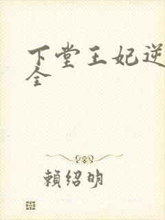 下堂王妃逆袭记全