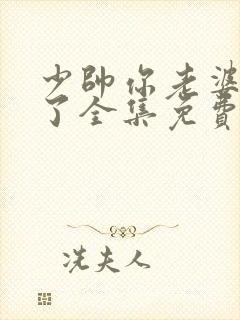 少帅你老婆又跑了全集免费
