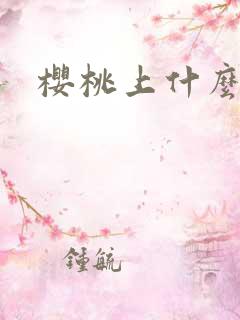 樱桃上什么肥料