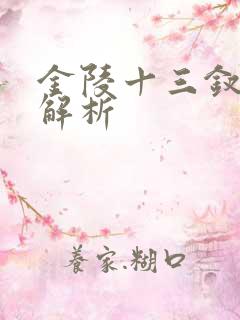 金陵十三钗电影解析