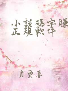 小说码字赚钱的正规软件