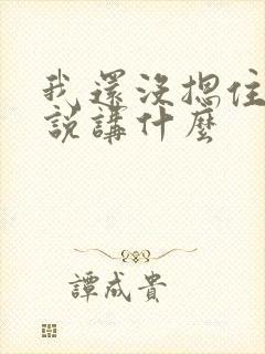我还没摁住她小说讲什么