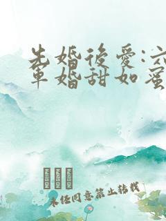 先婚后爱:六零军婚甜如蜜