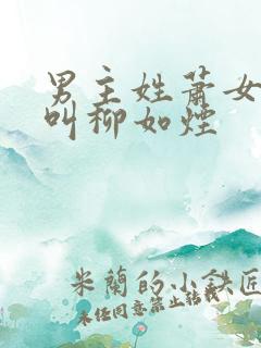男主姓萧女主角叫柳如烟