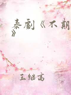 泰剧《不期而爱》