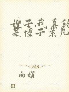 嫂子,我真的不是傻子叶凡免费阅读