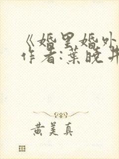 《婚里婚外》 作者:叶晓井