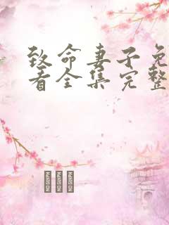 致命妻子免费观看全集完整版