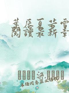 叶辰夏若雪免费阅读最新章节
