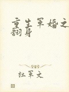 重生军婚之肥妻翻身