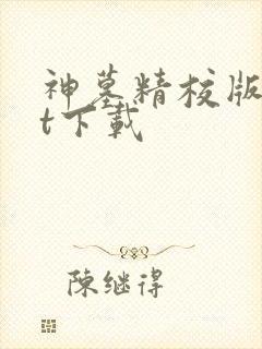 神墓精校版txt下载
