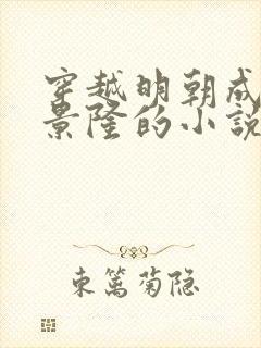 穿越明朝成为李景隆的小说