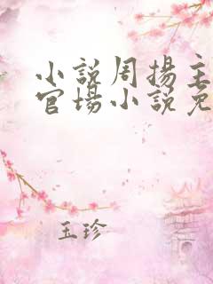 小说周扬主角的官场小说免费阅读