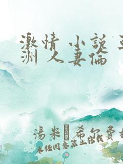 激情 小说 亚洲 人妻伦