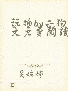 玩物by二狗全文免费阅读笔趣阁
