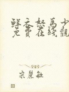 鲜衣怒马少年郎免费在线观看