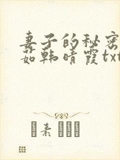 妻子的秘密林雅茹韩晴霞txt