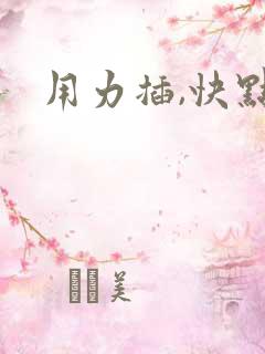 用力插,快点