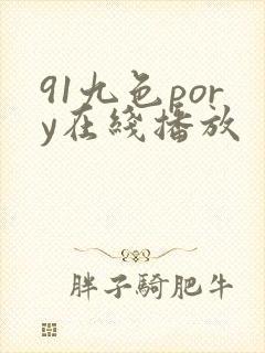 91九色pory在线播放